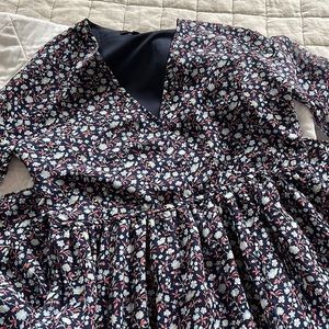 Madewell floral midi dress